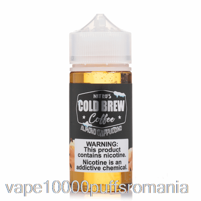 Vape Romania Almond Cappuccino - Nitros Cold Brew - 100ml 6mg